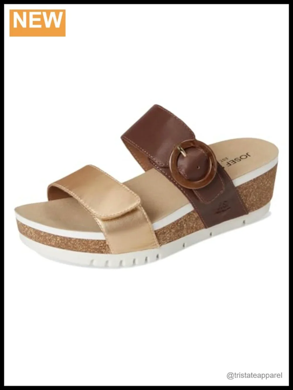 Josef Seibel Quinn 14 Leather Wedge Sandals